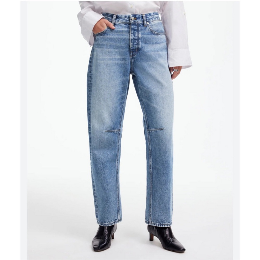 Madewell darted Blue Barrel Jeans size 27 Regular
